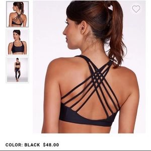 Black Onzie Chic Sports Bra- NWT